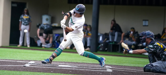 Tristan Salinas, playing for the Boone Bigfoots in CPL action on July 28, is a Watauga High School alum headed for the University of South Carolina.
