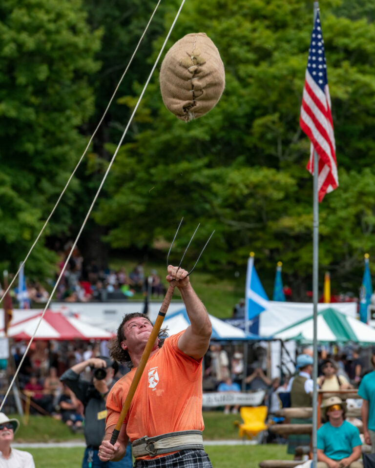 Blatnik tops deep men’s field in heavy athletics at Highland Games