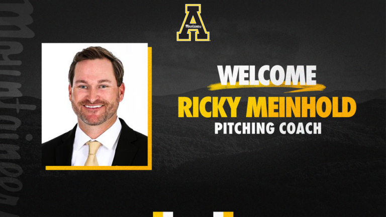 Meinhold hired as App State Baseball pitching coach