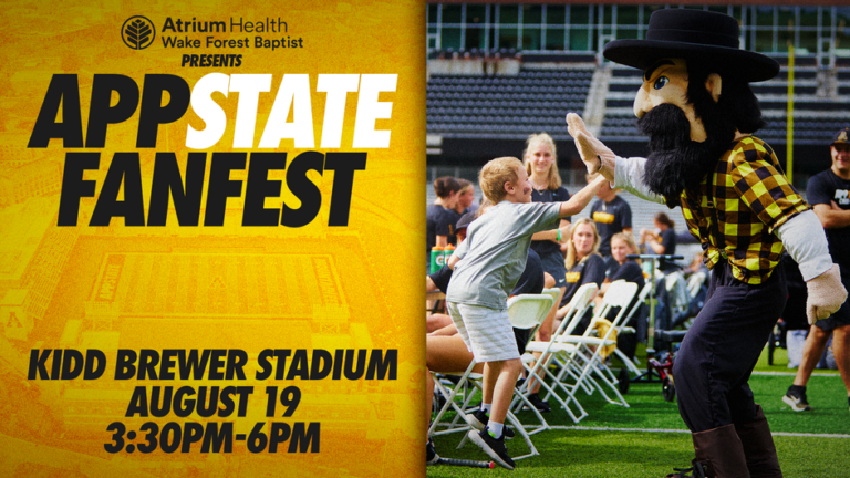 FanFest scheduled for Aug. 19 at Kidd Brewer Stadium