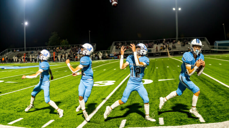 Photo of the Week: Watauga’s Evan Burroughs catch, art by Garner Dewey