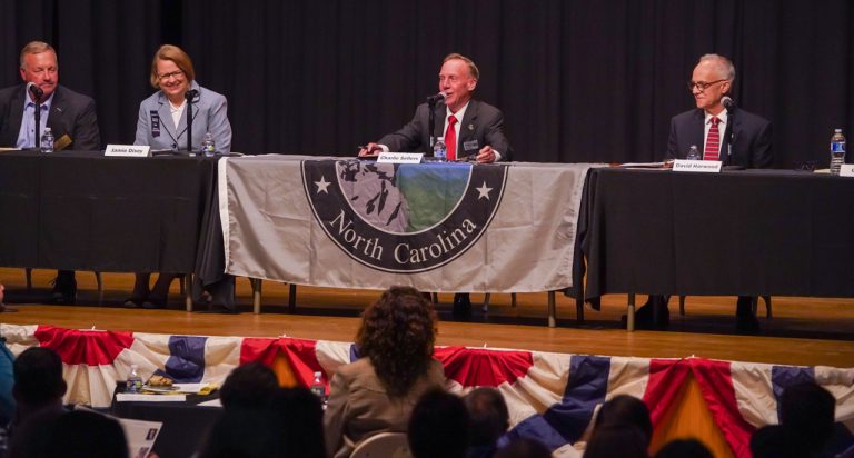 Overflow crowd listens to candidates at 2023 Candidates Forum