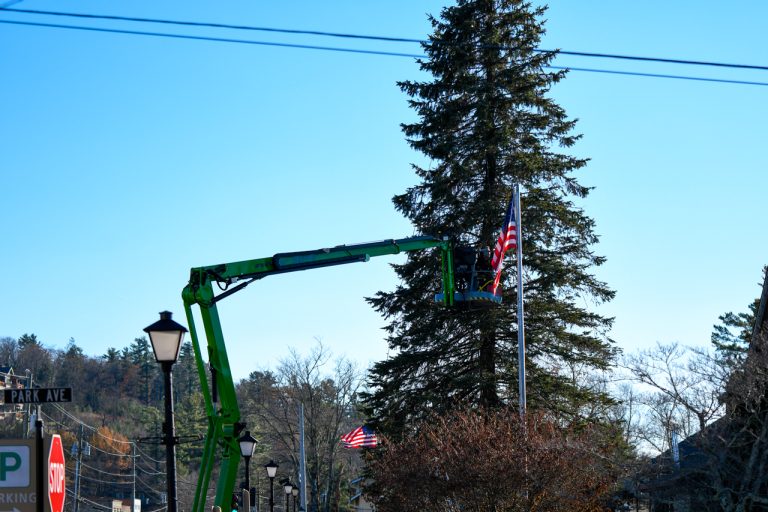 SNAPSHOT: Holiday tree-lighting preparations underway