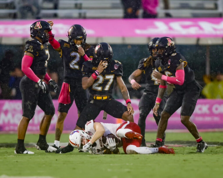 Aguilar, Castle lead App State past Miami (OH) in Cure Bowl, 13-9