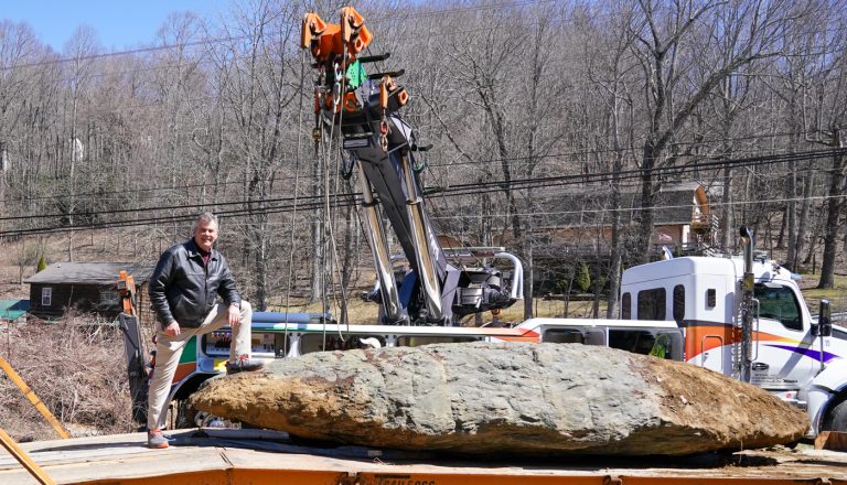 Landscaping with a ‘rock for the ages’