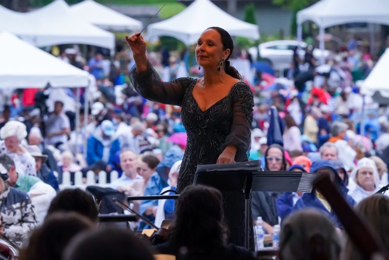 Thousands enjoy Blowing Rock’s more genteel version of Woodstock, rain and all