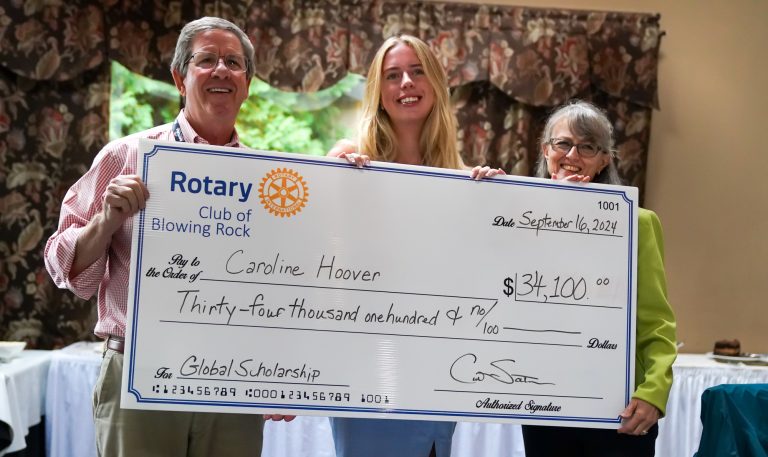 With help from Rotary, Caroline Hoover is off to study at Cambridge