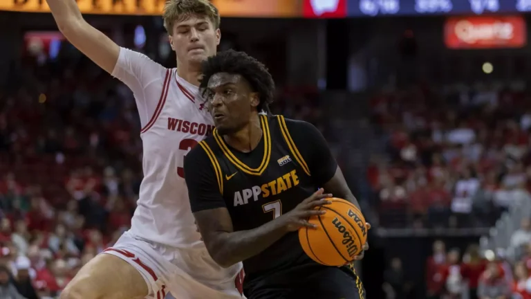 Wisconsin at home too much for App State, 87-56