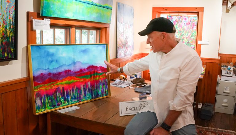 From an adventurous, even chaotic childhood comes vivid colors with purpose