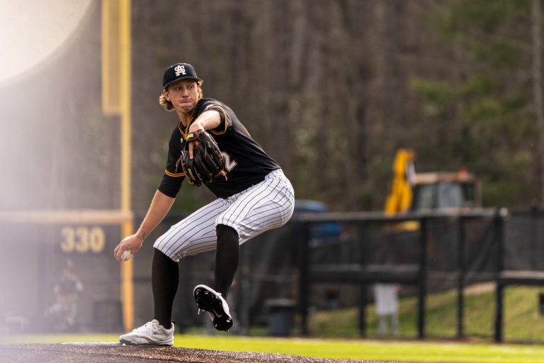 Mountaineers squander early lead, power pitching by Peterson in falling to Coastal Carolina, 7-4